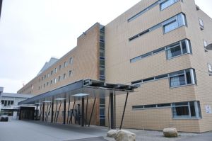 Der ehemalige Haupteingang des Klinikum Kempten